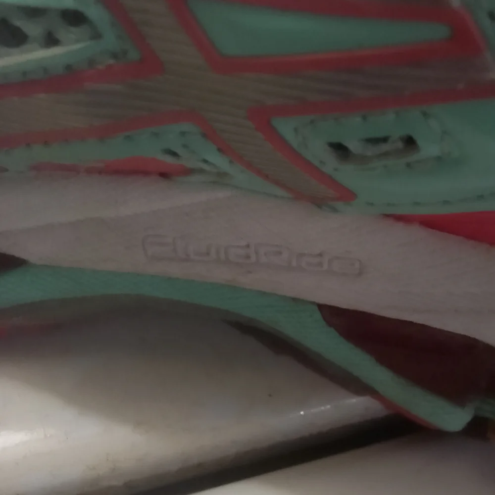ASICS Women's‎ Athletic Shoes - Teal and Pink